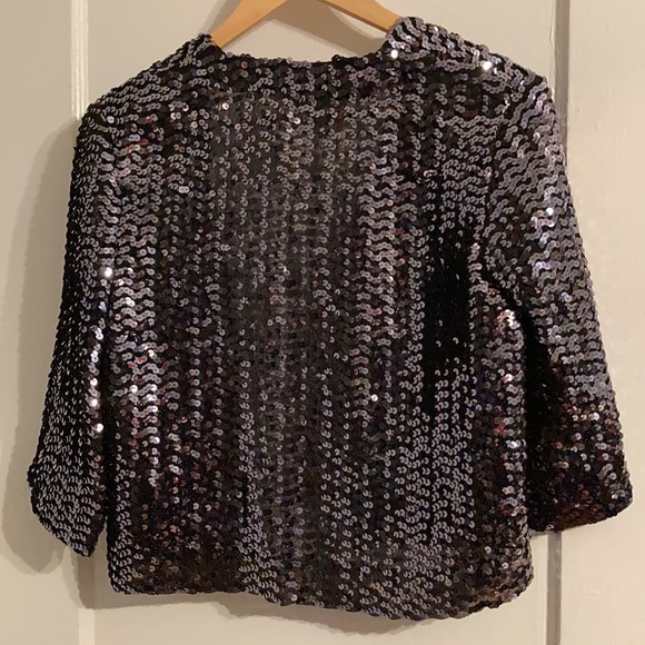 🌼HOST PICK🌼Vintage NWOT Bernshaw Sequin Jacket - Picture 6 of 9